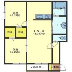 アビターレ新川の物件間取画像